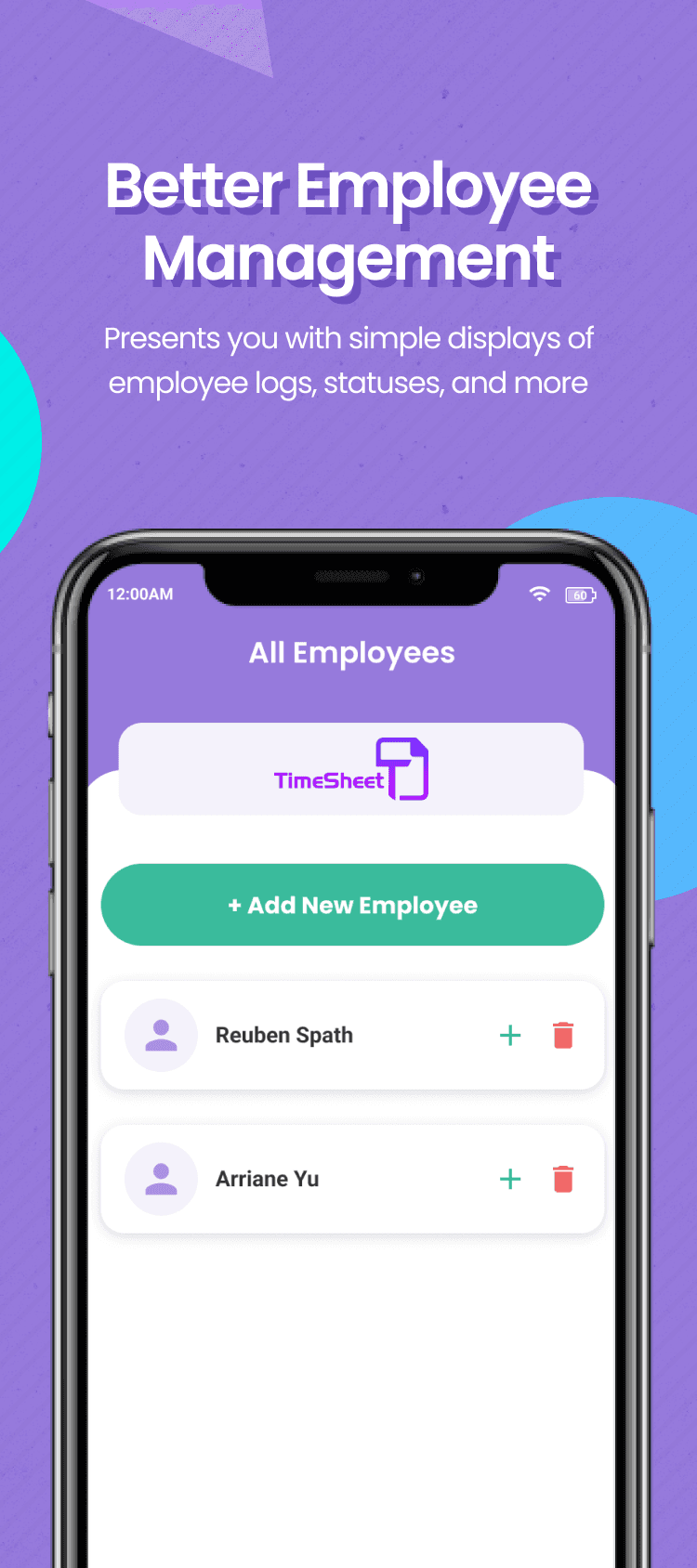 timesheet app employees